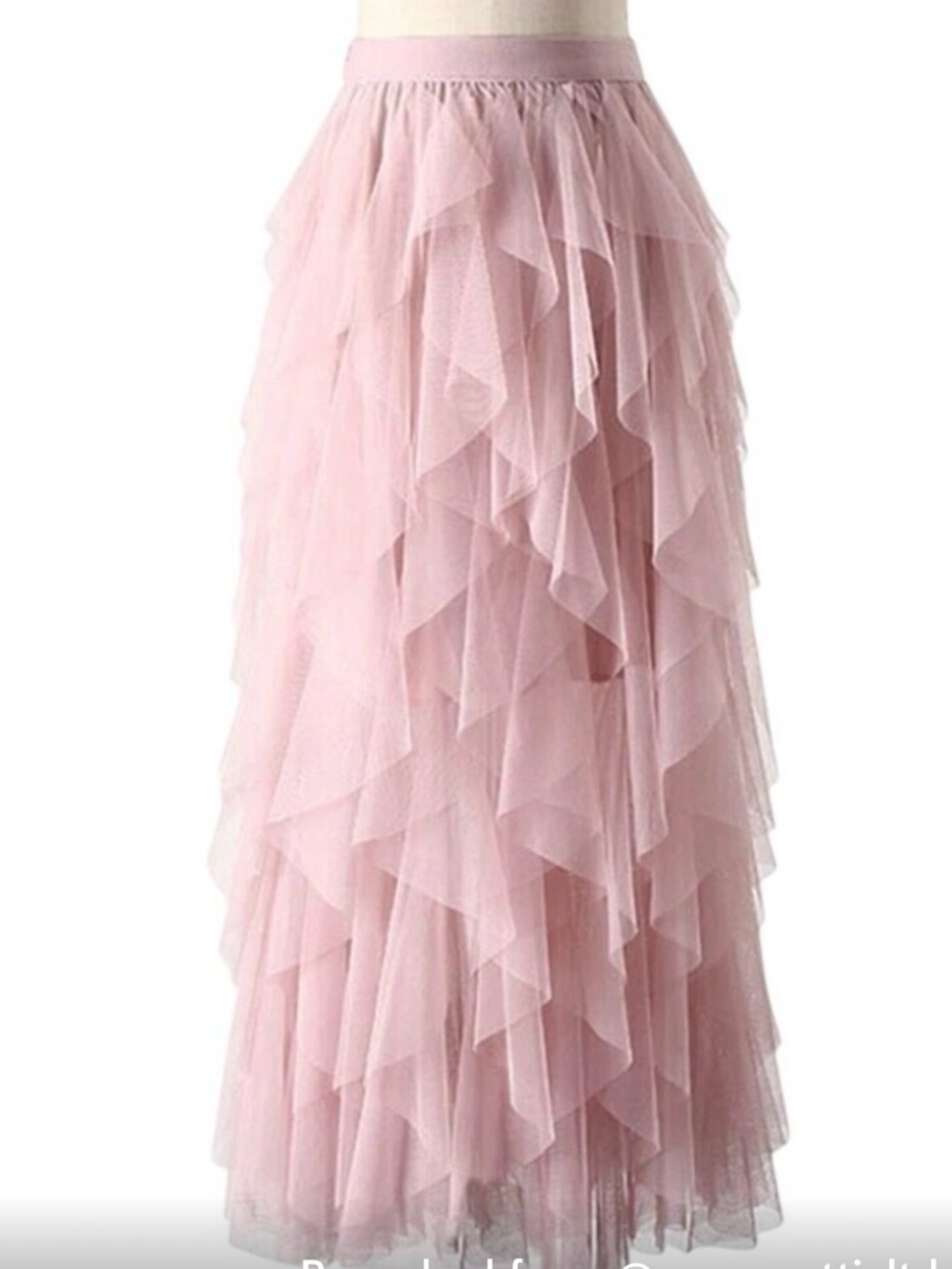 Tulle Midi Skirt | s-m pink blush✨